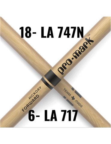 Pack 24 Pares Baquetas LA Special (18 LA-747N, 6 LA-717)