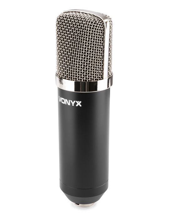 CMS400 Conjunto Estudio / Micro de condensor con soporte y paravientos