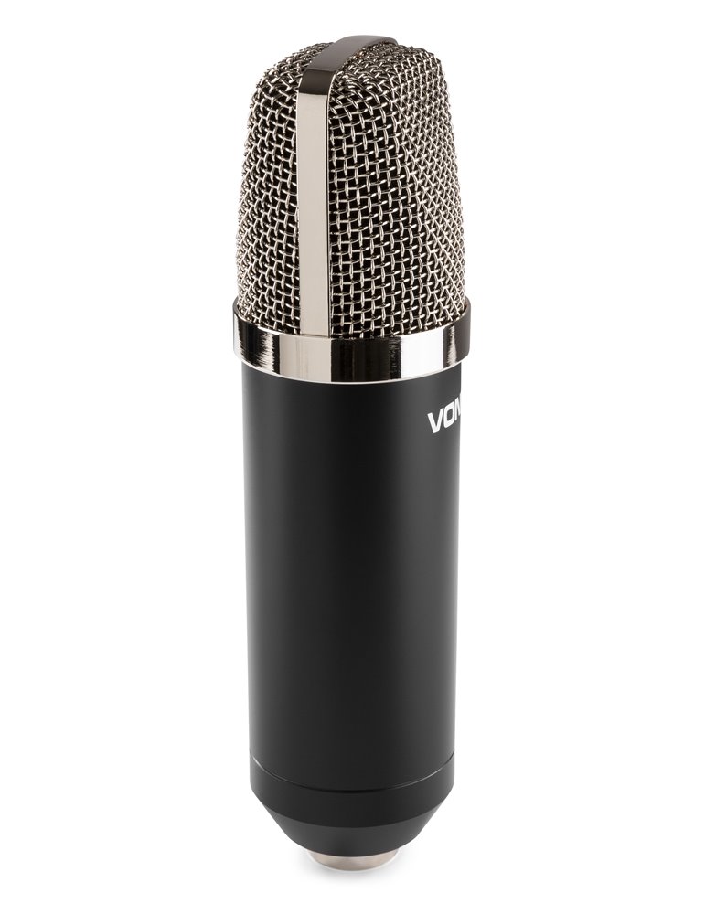 CMS400 Conjunto Estudio / Micro de condensor con soporte y paravientos
