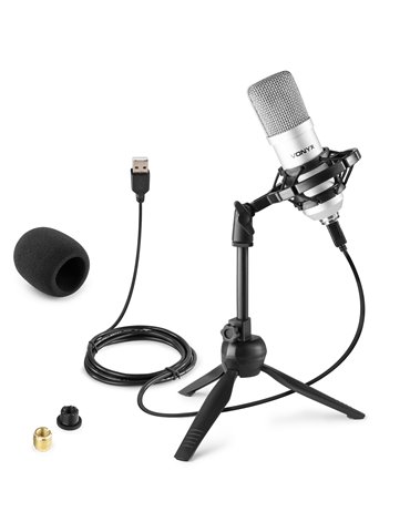 CM300S Micrófono de estudio USB Plata
