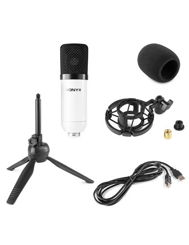 CM300W Micrófono de estudio USB Blanco 2