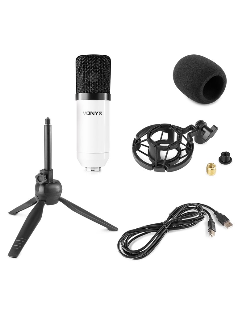 CM300W Micrófono de estudio USB Blanco