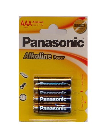 Blister 4 Pilas Panasonic 1,5V. LR03/AAA