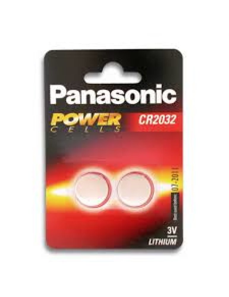 Blister 2 Pilas Botón Panasonic 3V. CR2032