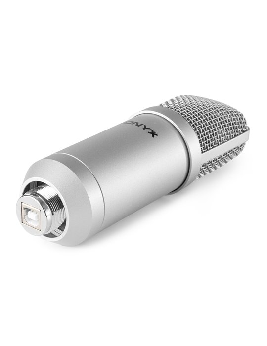 CMS300S Micrófono de estudio Set USB Plata
