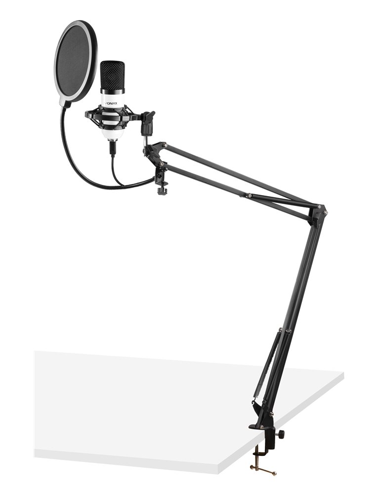 CMS300W Micrófono de estudio Set USB Blanco
