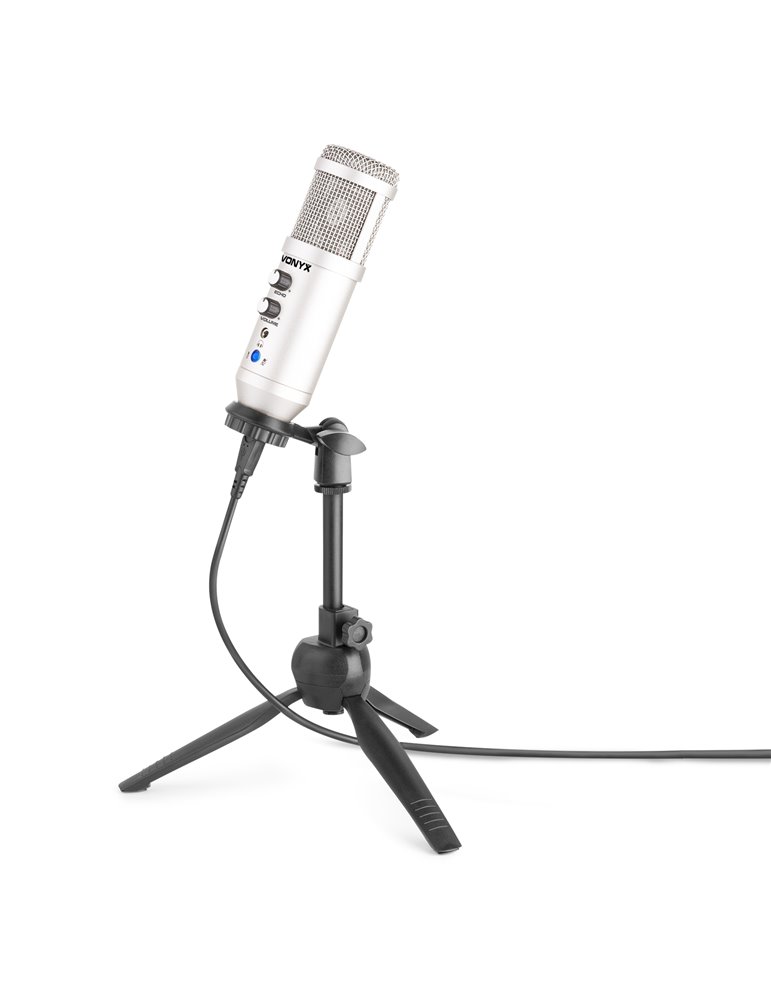 CM320S Micrófono estudio USB Titanio con Echo
