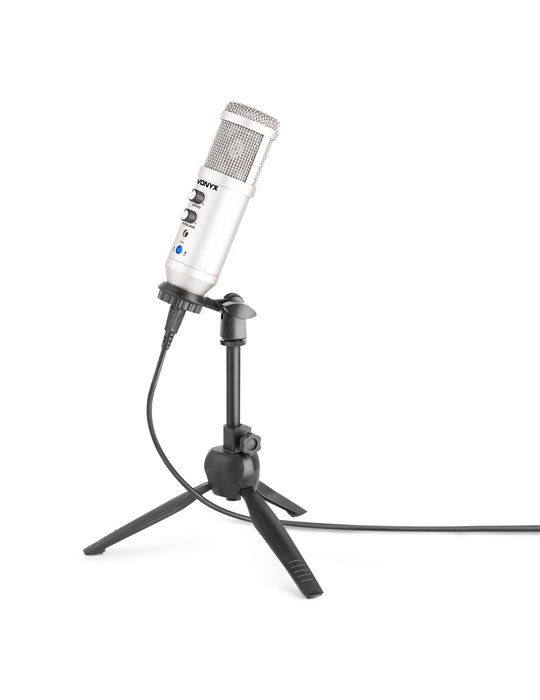 CM320S Micrófono estudio USB Titanio con Echo
