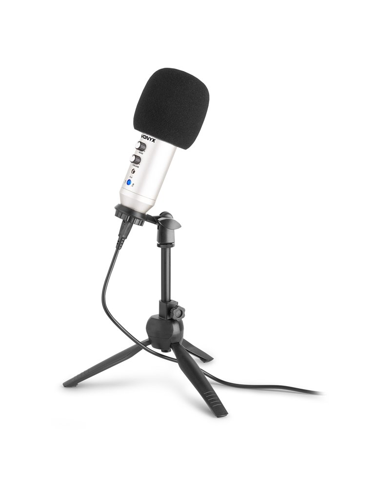 CM320S Micrófono estudio USB Titanio con Echo