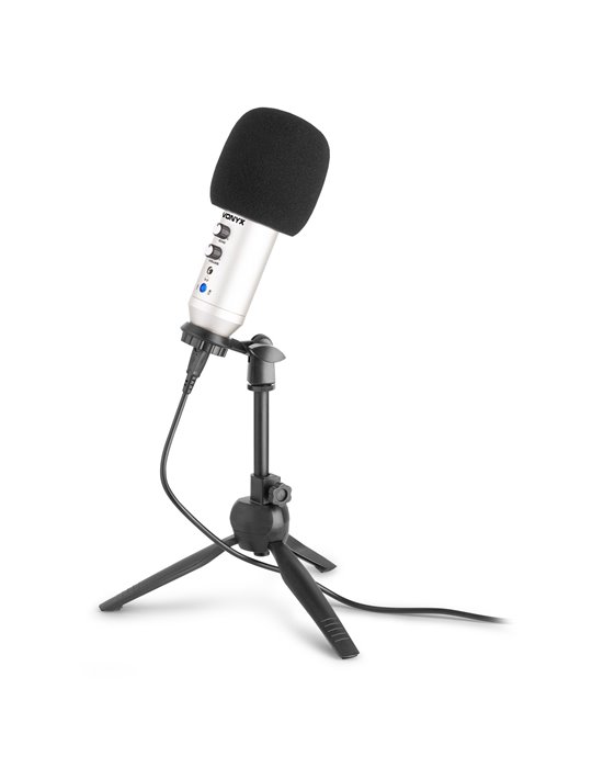 CM320S Micrófono estudio USB Titanio con Echo
