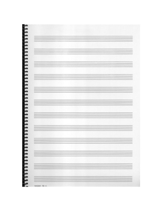 Bloc A4 2512-NVR 5 líneas tapa dura