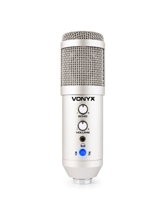 CM320S Micrófono estudio USB Titanio con Echo
