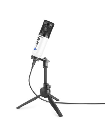 CM320W Micrófono estudio USB Blanco con Echo