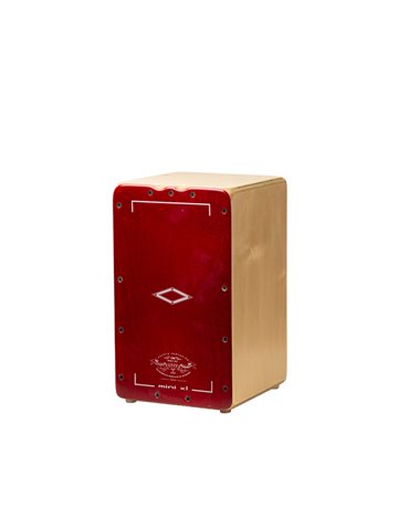 Cajón Flamenco Pepote Mini XL ( 5 a 8  Años ) Tapa Roja