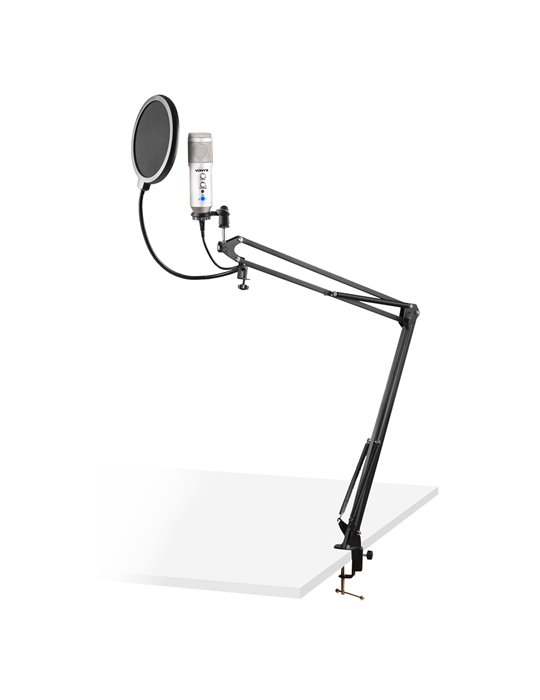 CMS320S Kit de micrófono estudio USB Titanio con Echo