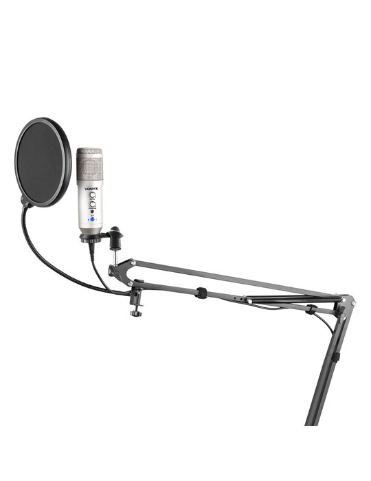 CMS320S Kit de micrófono estudio USB Titanio con Echo