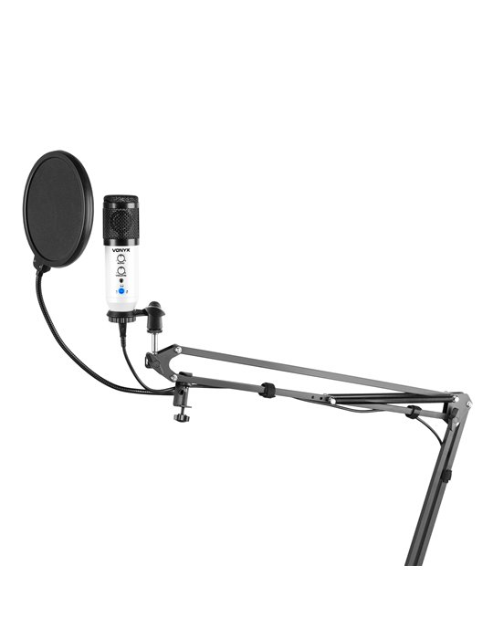 CMS320W Kit de micrófono estudio USB Blanco con Echo