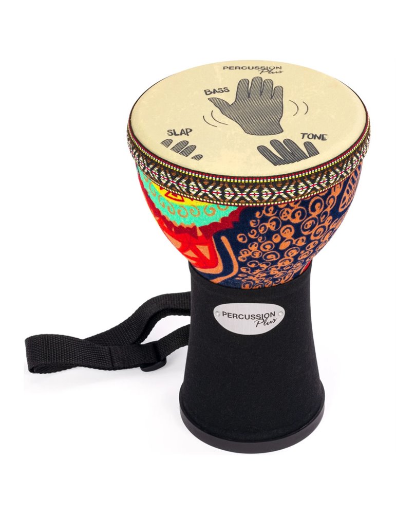 Slap Djembe 6" Preafinado Percussion Plus PP-6630