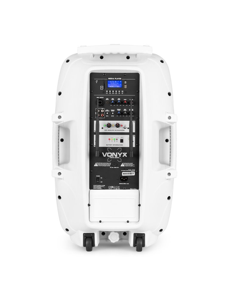 Verve46 Sistema portátil de Sonido 15” edición Blanco