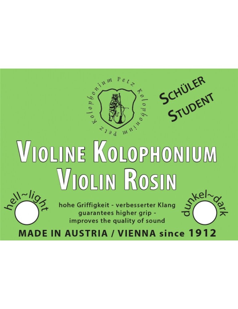 Resina Violín Petz 5363 Student Oscura