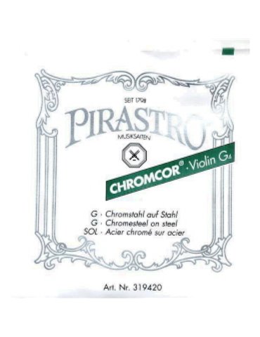 Cuerda 4ª Pirastro Violín 3/4-1/2 Chromcor 319440