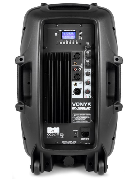 SPJ-1200ABT MP3 Bafle Activo Hi-End BT 12" 600W 