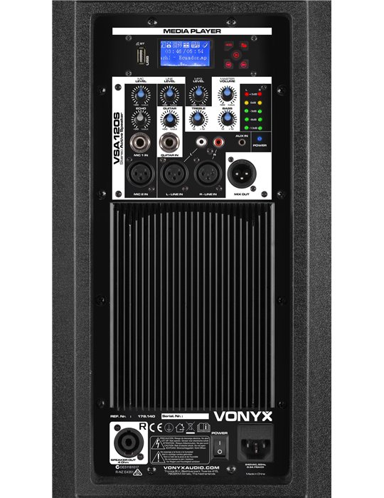VSA120S Conjunto activo de altavoces estéreo 12”