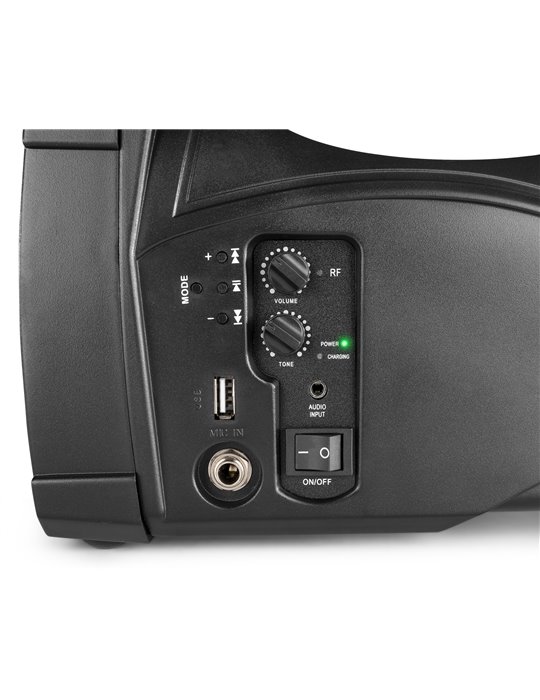 ST014 Megafono con micro inalambrico y bateria UHF