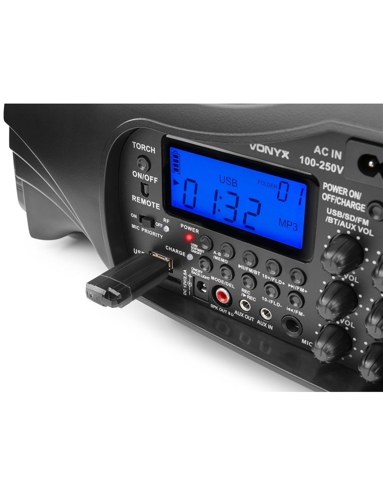 ST016 Sistema Personal PA con micrófono inalámbrico UHF Combi