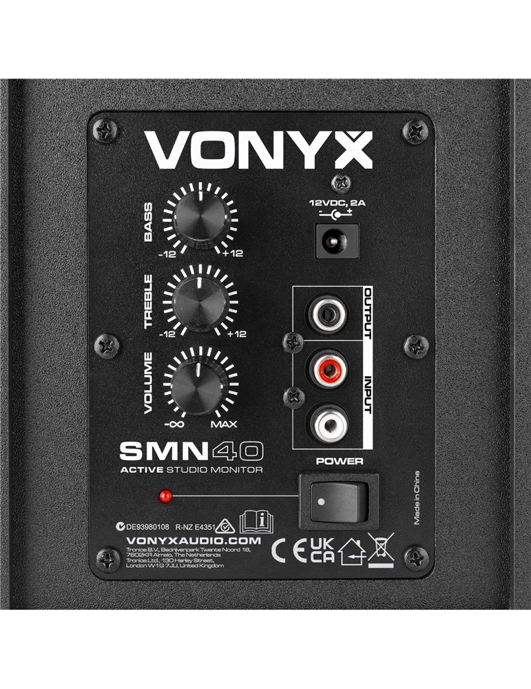 SMN40B Monitor Estudio Activo 4" Pareja