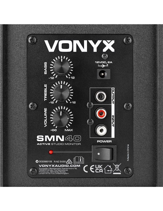 SMN40B Monitor Estudio Activo 4" Pareja