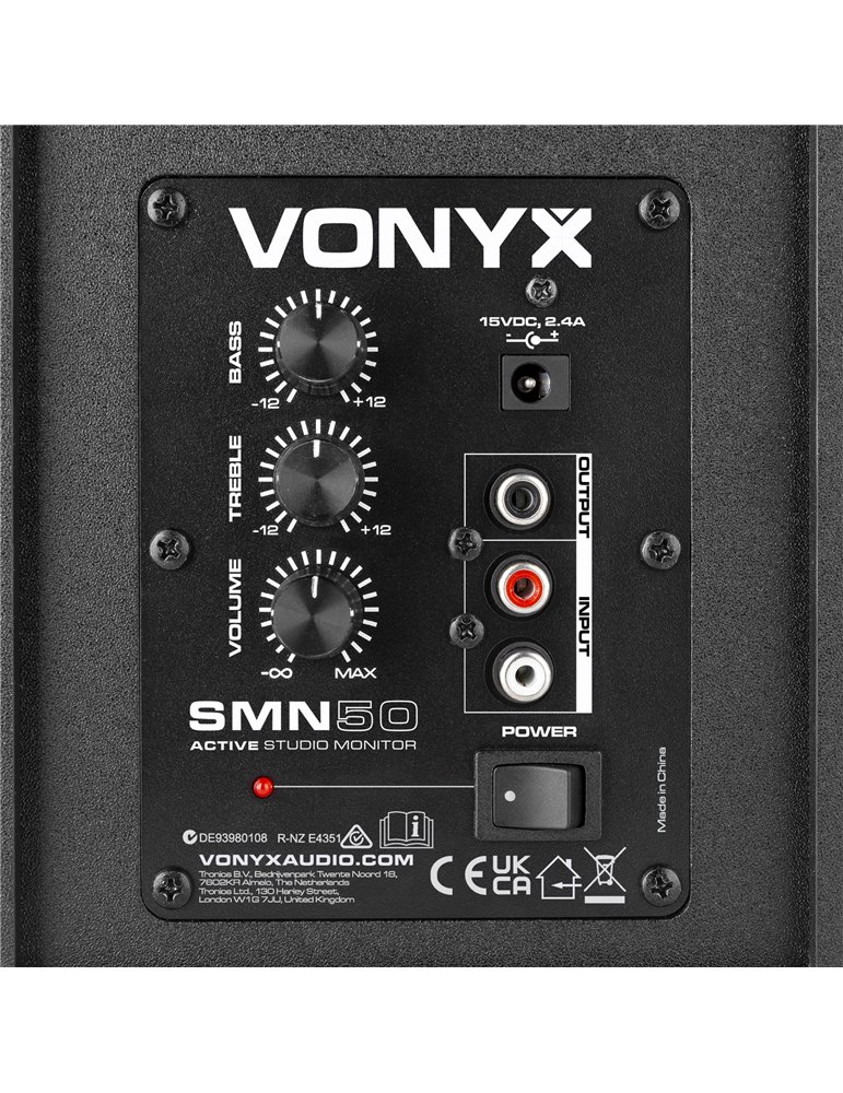SMN50B Monitor Estudio Activo 5" Pareja
