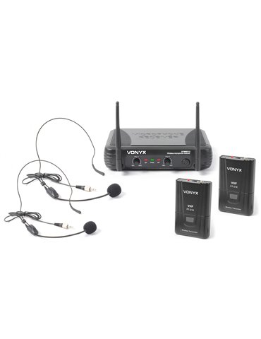 STWM712H Micro Inalambrico 2 Canales VHF doble cabeza