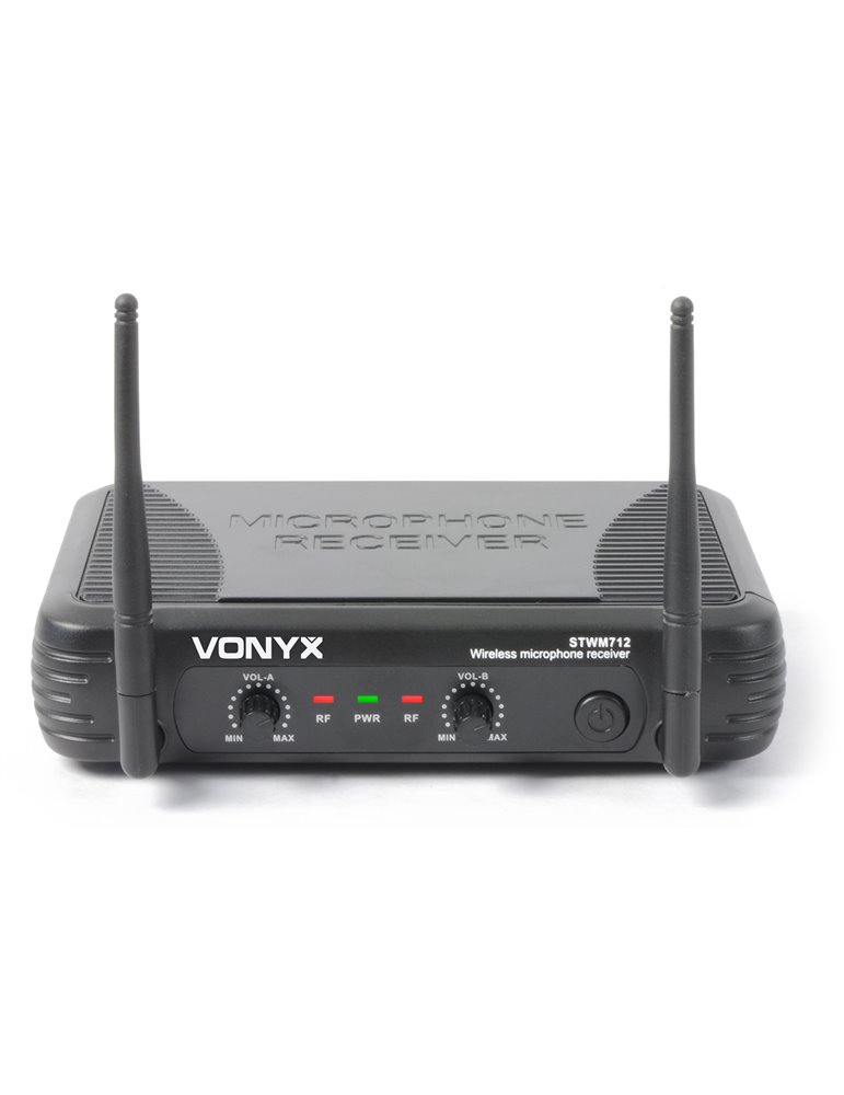 STWM712H Micro Inalambrico 2 Canales VHF doble cabeza