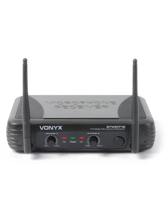 STWM712 MIcrofono VHF 2 canales diversity