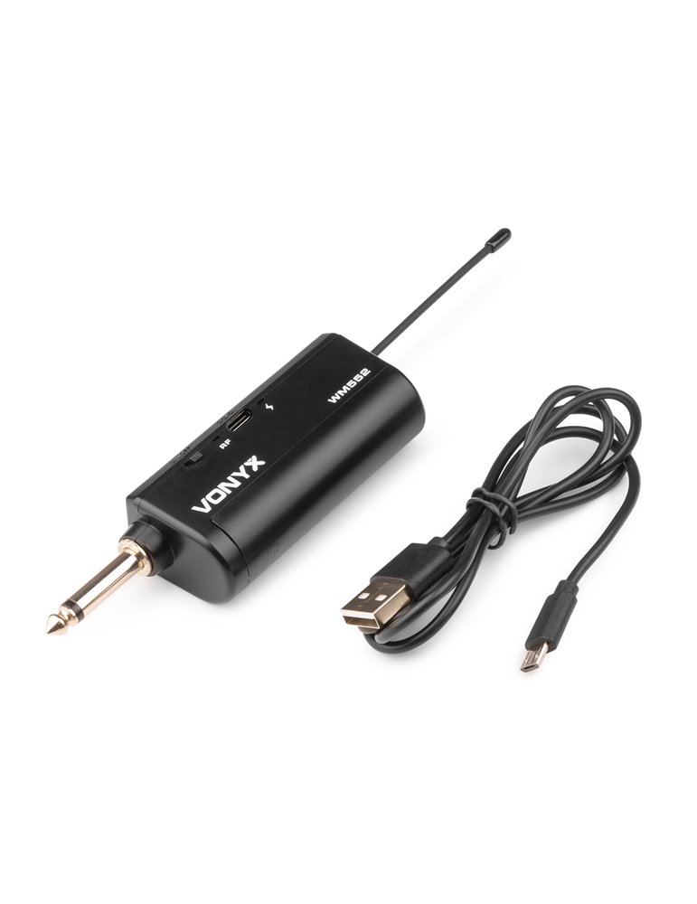 WM552B Micrófono de petaca inalámbrico UHF dual plug-and-play