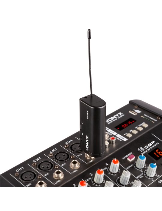 WM55 Micrófono inalámbrico Plug-and-Play UHF