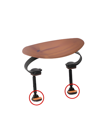 2x4 Cork Pads Barbada Violín Pirastro KorfkerSpring 705408 2