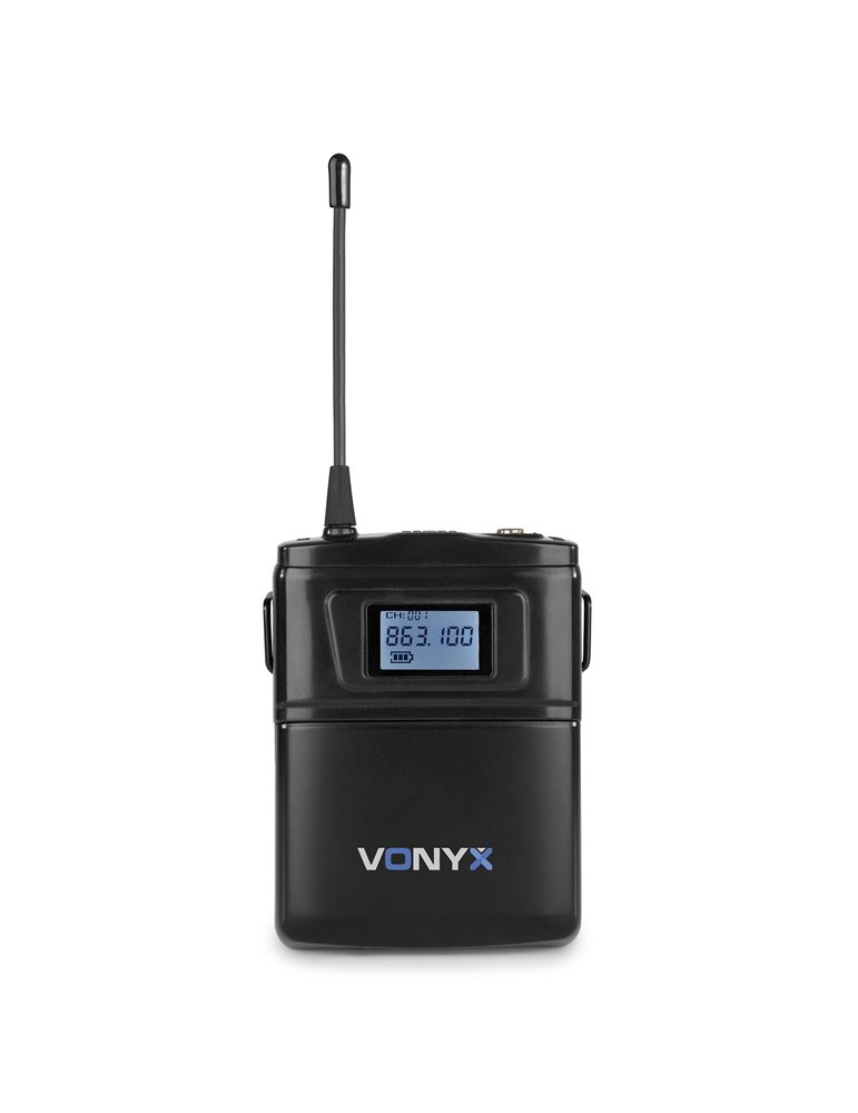 WM61B Micrófono inalámbrico UHF 16Ch con petaca transmisora