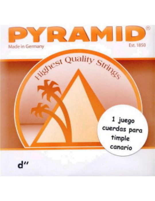 Juego Cuerdas Pyramid Timple Canario Carbón C-705200