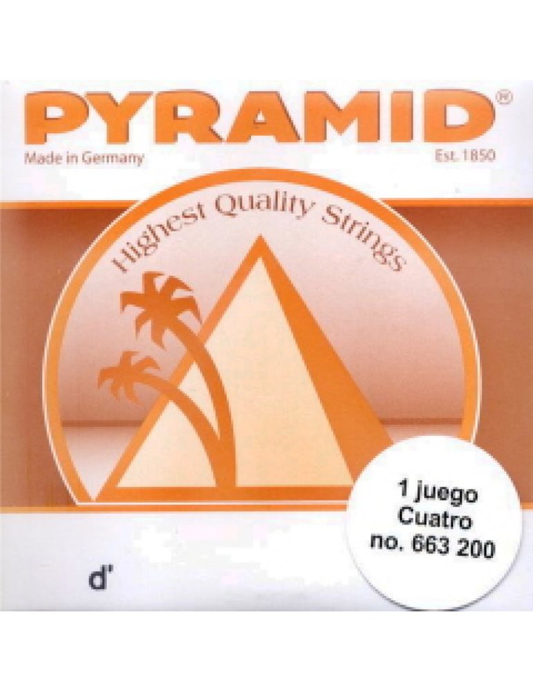 Juego Cuerdas Pyramid Cuatro Venezolano 663200
