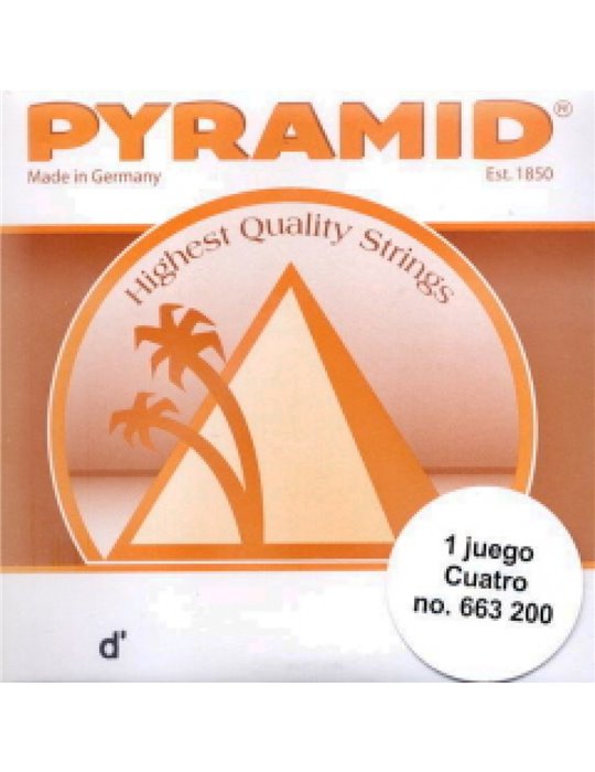 Juego Cuerdas Pyramid Cuatro Venezolano 663200