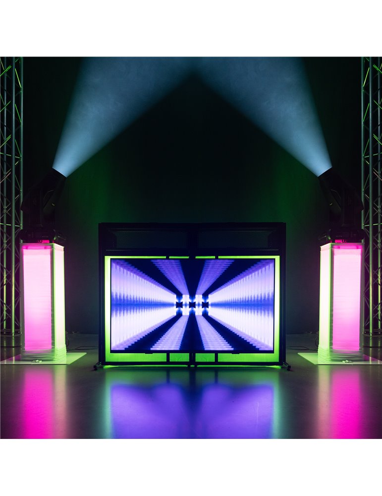 DJP170 Pedestal DJ con placa base plegable