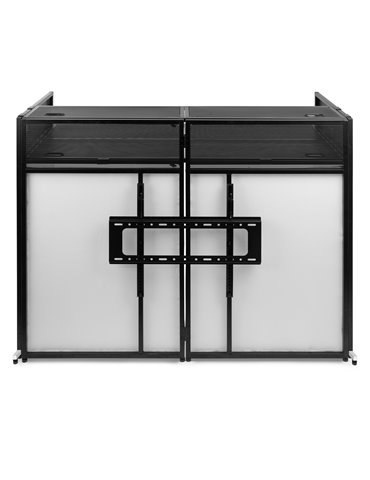 DB6 Sistema de cabina de DJ plegable Pro con soporte para TV 2