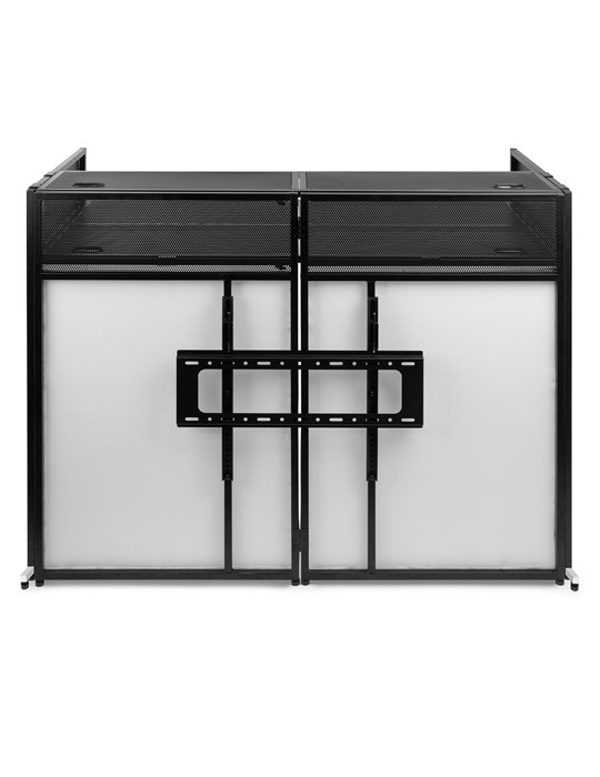 DB6 Sistema de cabina de DJ plegable Pro con soporte para TV