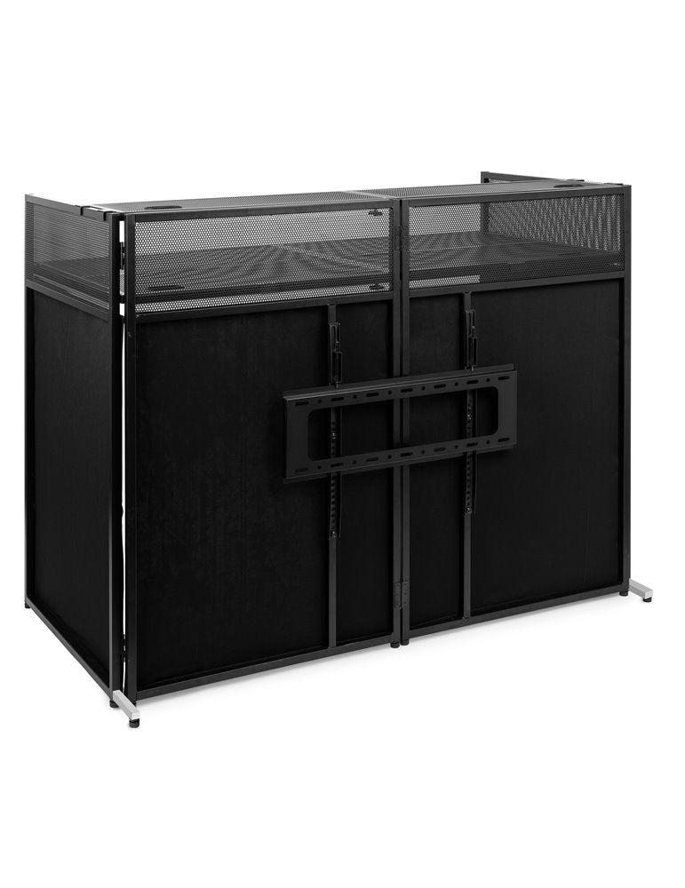 DB6 Sistema de cabina de DJ plegable Pro con soporte para TV