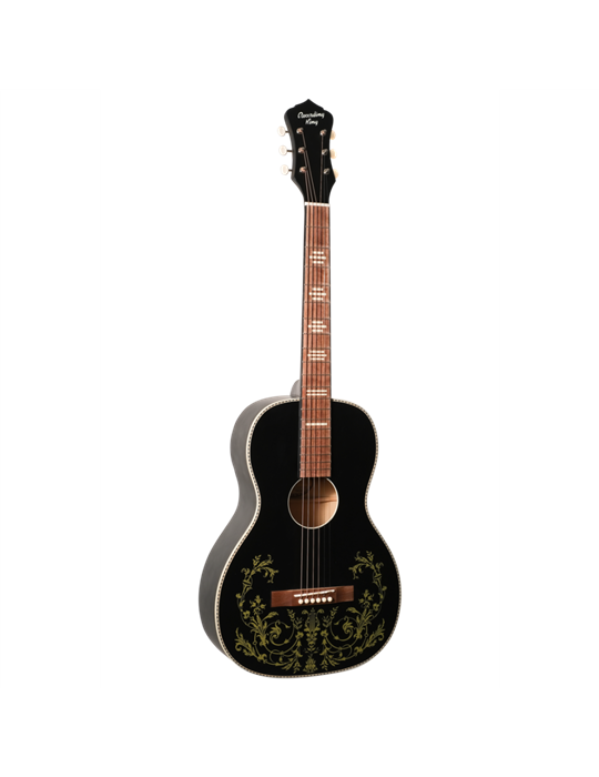 Guitarra Acústica Recording King RPS-7G-MBK Matt Black Floral
