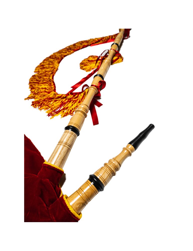 Gaita Gallega Do Represas Madera Fresno Funda Fuelle Goretex Roja