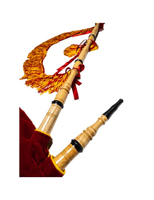 Gaita Gallega Do Represas Madera Fresno Funda Fuelle Goretex Roja