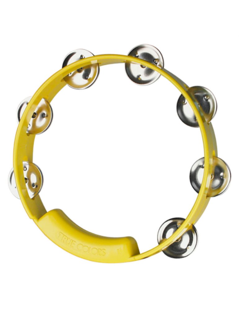 Pandereta Rhythm Tech True Colors Amarilla TC4050